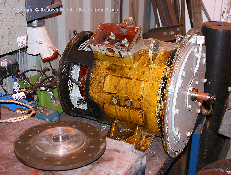 Traction motor blower overhaul commences
