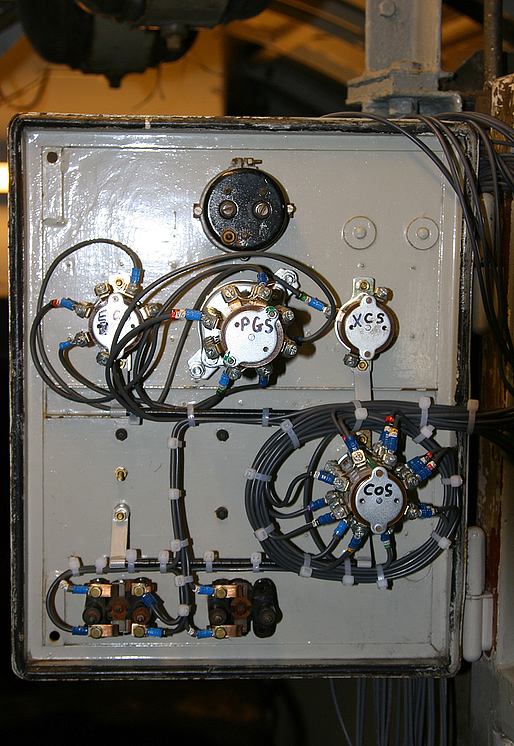 Cubicle switch door in 50030 being rewired
