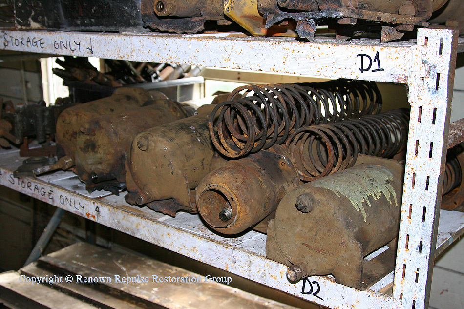 Brake cylinders recovered from Booths