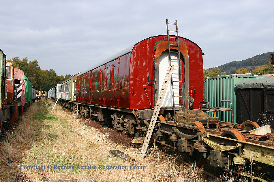 Mark 1 BG 80777 under restoration for Peak Rail use