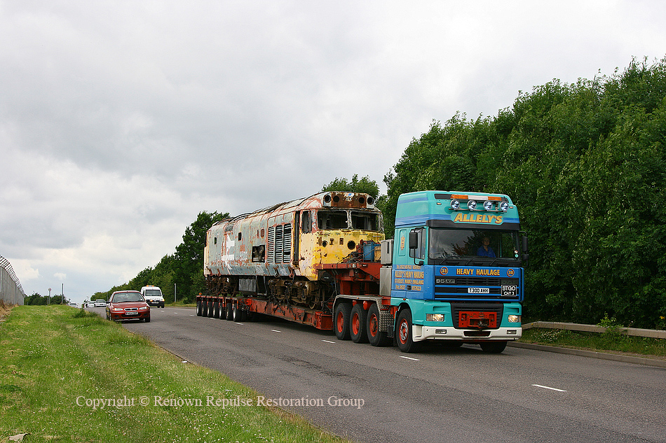 50040 setting off for the scrapyard